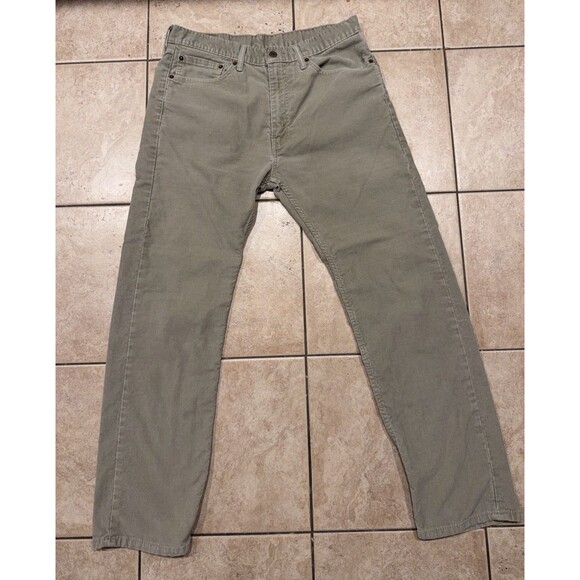 Levi's Other - Levis 505 Corduroy Pants Mens 36x32 Straight Leg Tan White Tab Khaki Chino